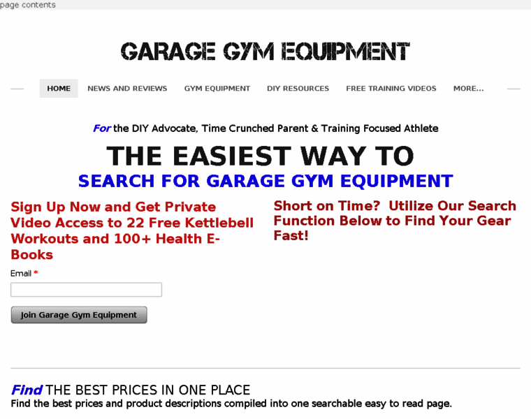 Garagegymequipment.com thumbnail