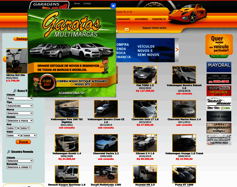 Garagenscar.com.br thumbnail