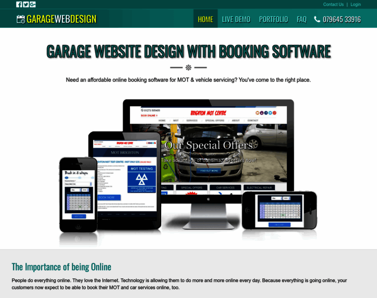 Garagewebdesign.co.uk thumbnail