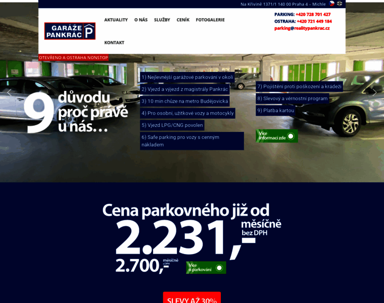Garaze-pankrac.cz thumbnail