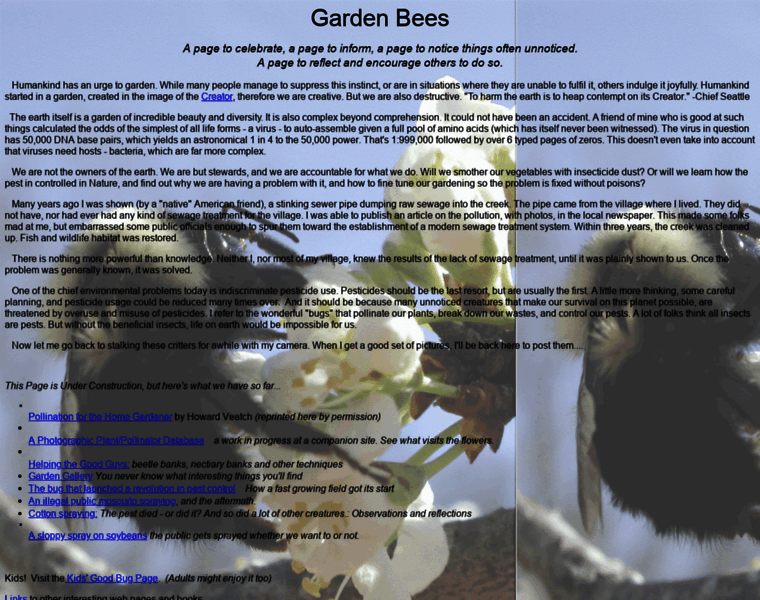 Gardenbees.com thumbnail