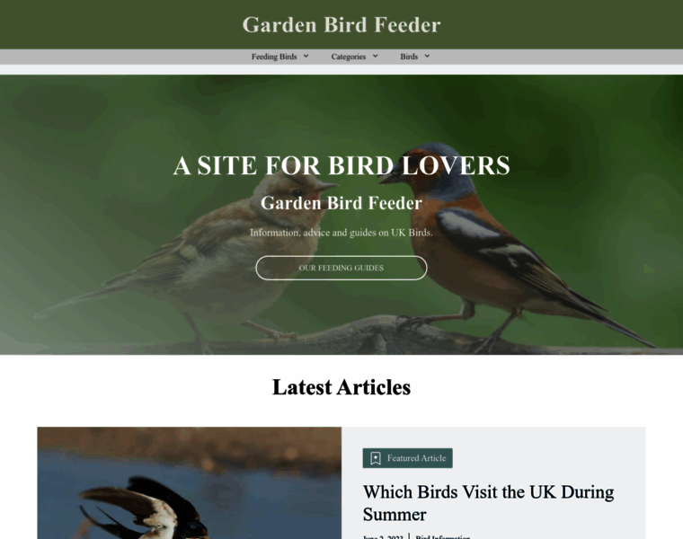 Gardenbirdfeeder.co.uk thumbnail