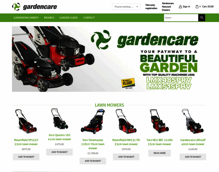 Gardencaredirect.com thumbnail