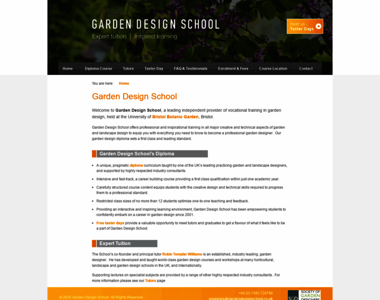 Gardendesignschool.co.uk thumbnail