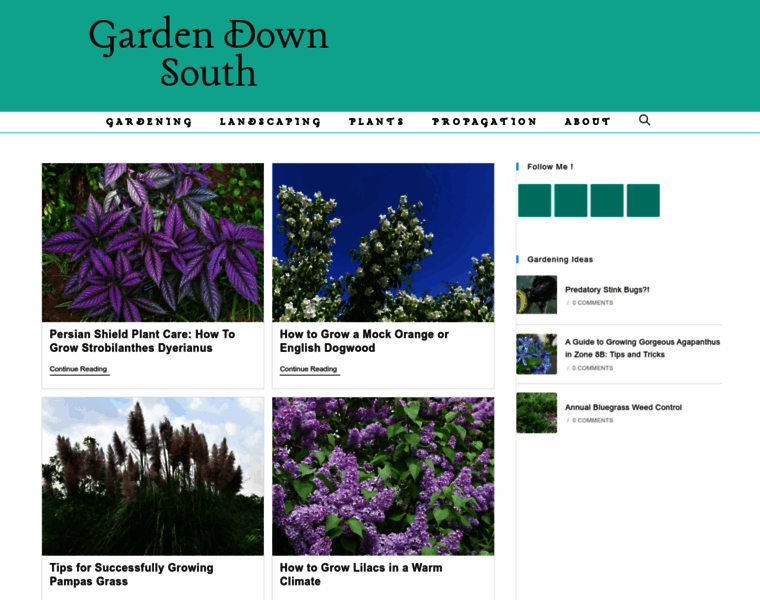 Gardendownsouth.com thumbnail