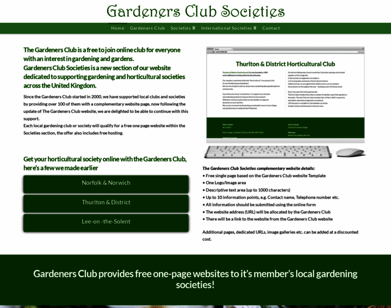 Gardenersclubsocieties.co.uk thumbnail