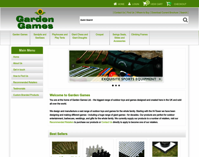 Gardengamesltd.co.uk thumbnail