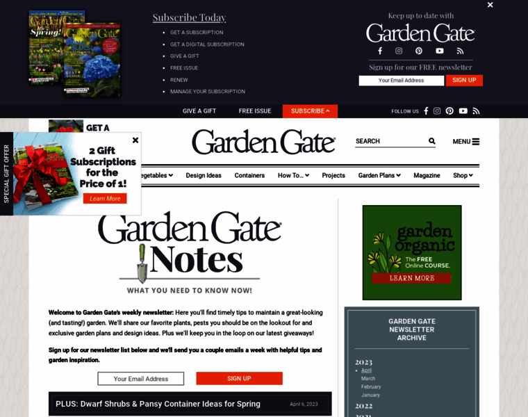 Gardengatenotes.com thumbnail