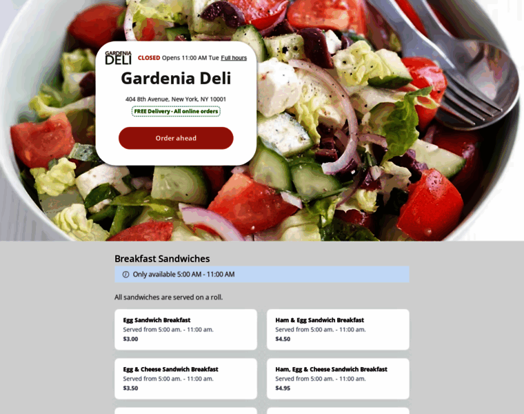 Gardeniadeli.com thumbnail