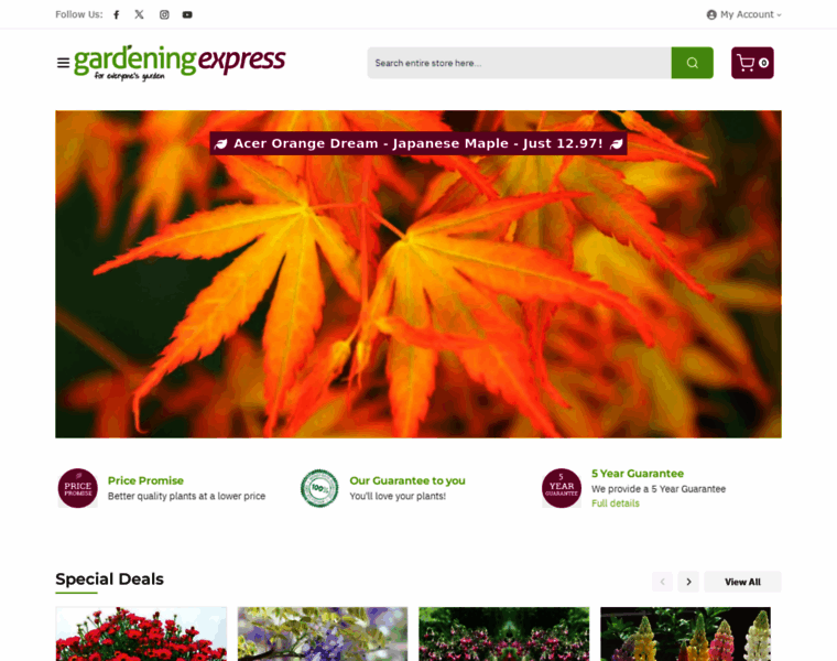 Gardeningexpress.co.uk thumbnail
