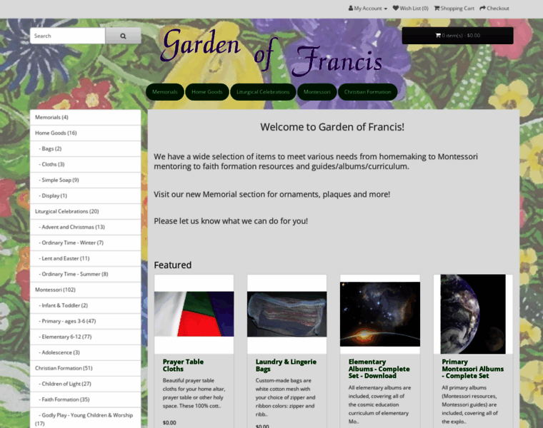 Gardenoffrancis.com thumbnail