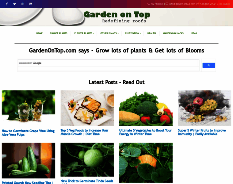 Gardenontop.com thumbnail