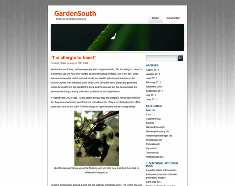 Gardensouth.org thumbnail