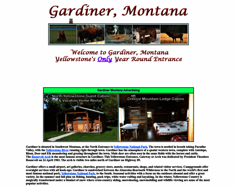 Gardiner-montana.com thumbnail