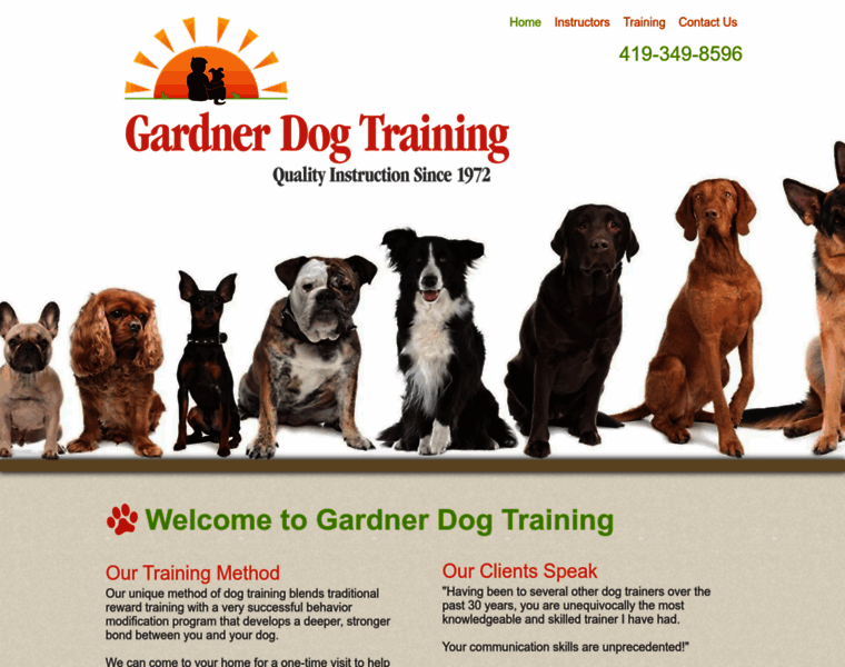 Gardnerdogtraining.com thumbnail