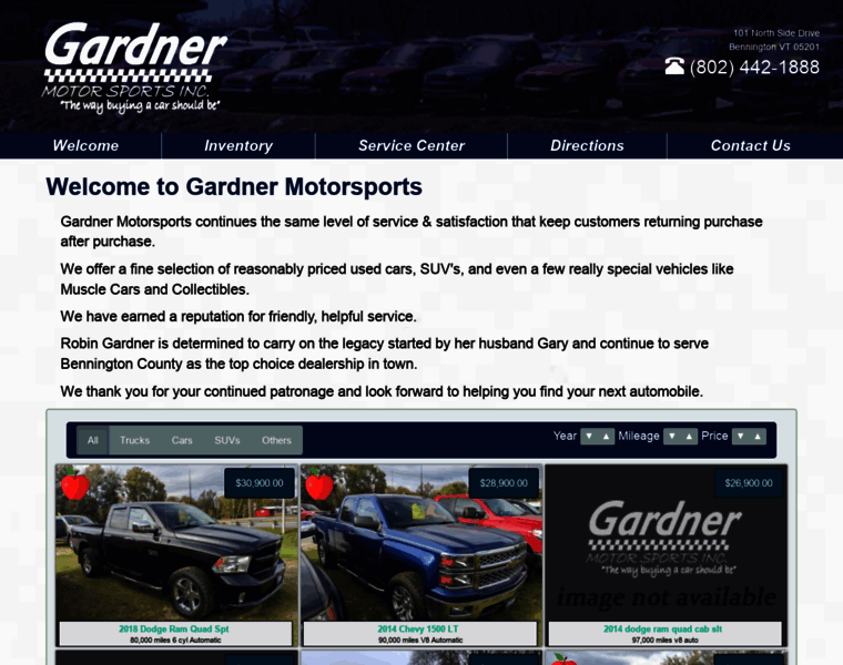 Gardnermotorsports.com thumbnail