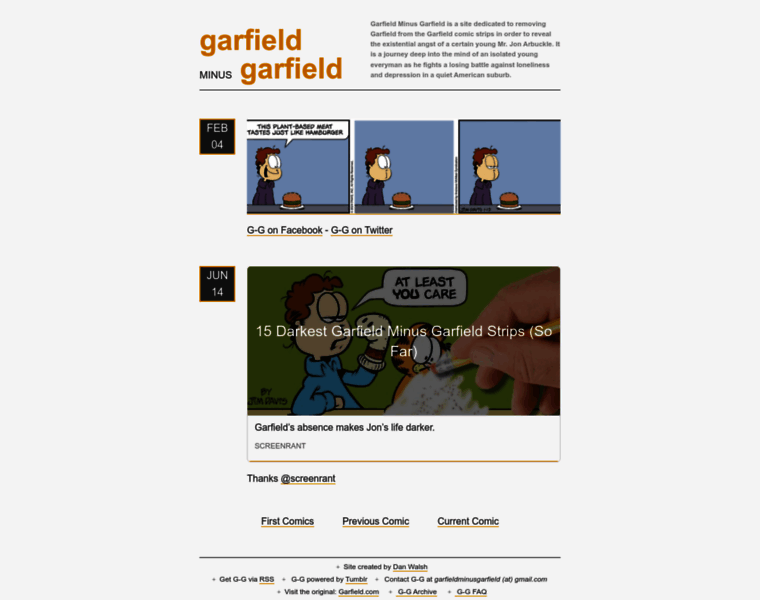 Garfieldminusgarfield.net thumbnail