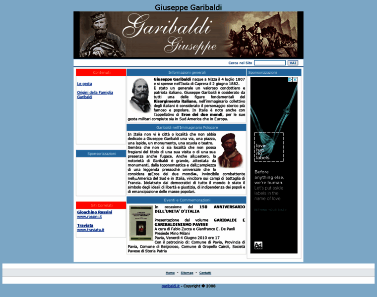 Garibaldi.it thumbnail