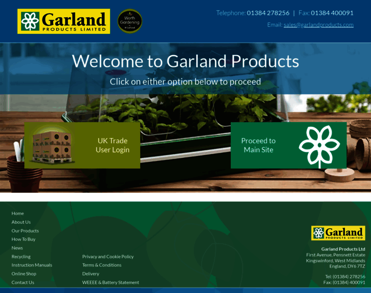 Garlandproducts.com thumbnail