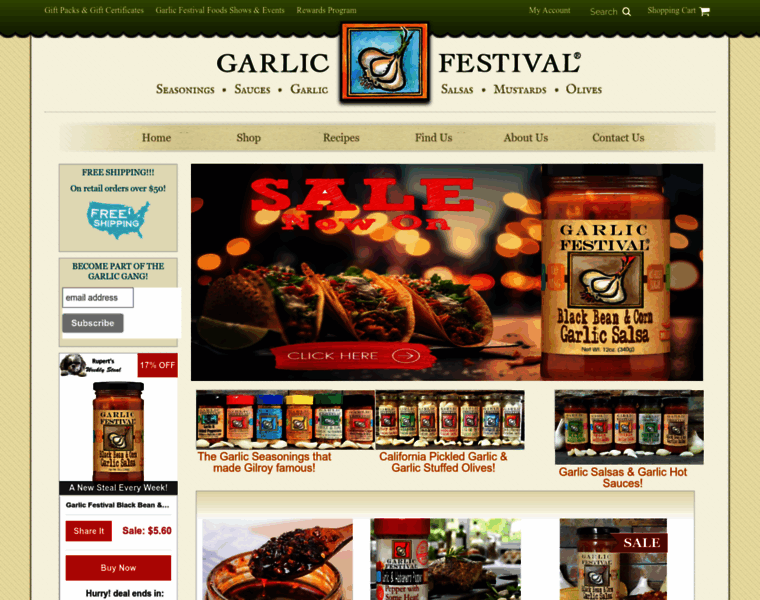 Garlicfestival.com thumbnail