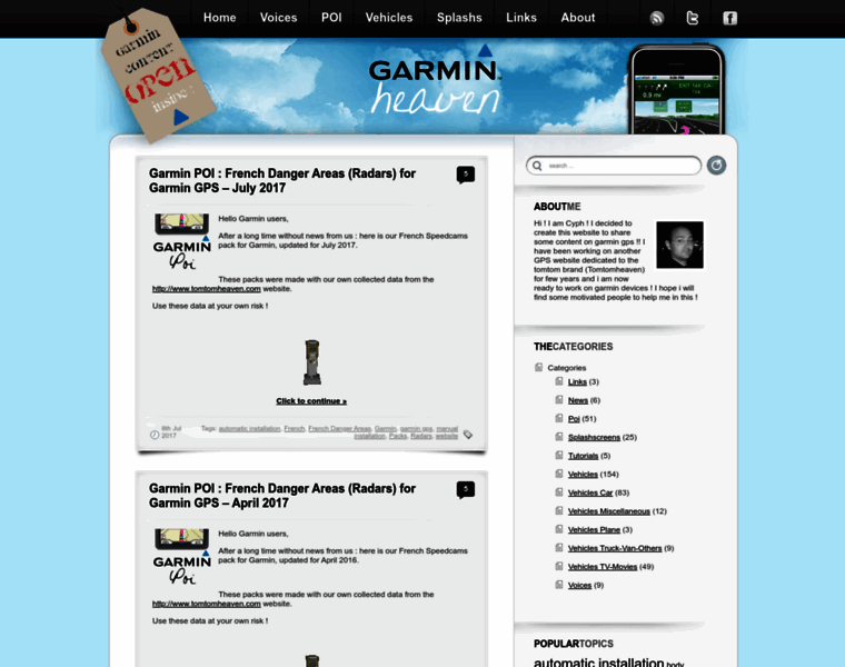 Garminheaven.com thumbnail