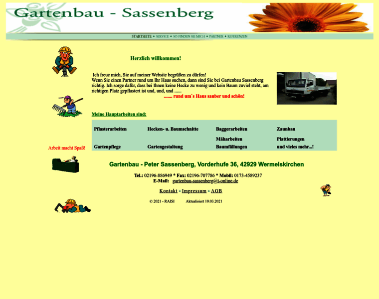 Gartenbau-sassenberg.de thumbnail