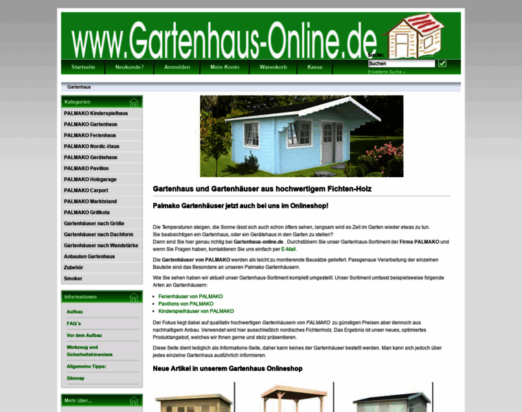 Gartenhaus-online.de thumbnail