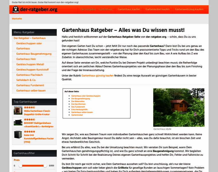 Gartenhaus.der-ratgeber.org thumbnail