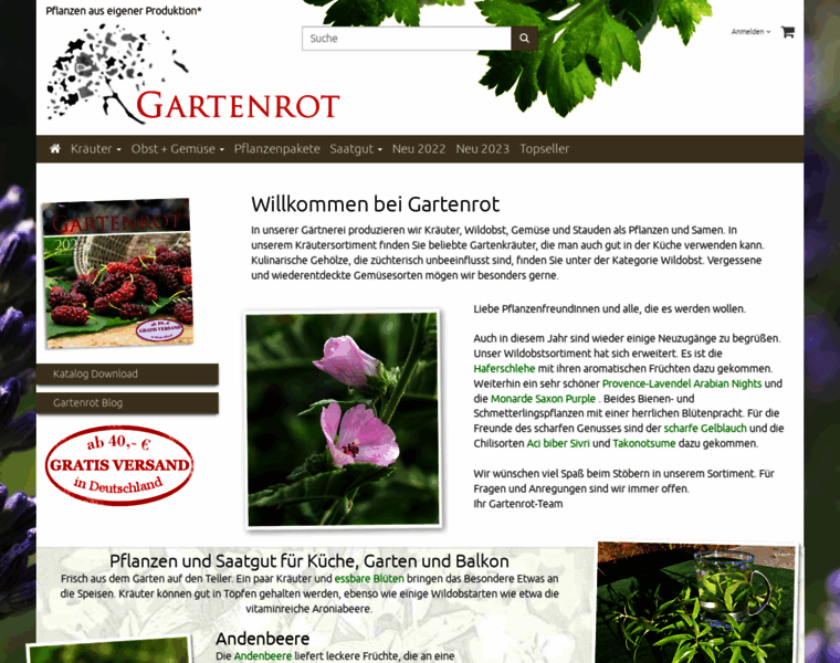 Gartenrot.com thumbnail