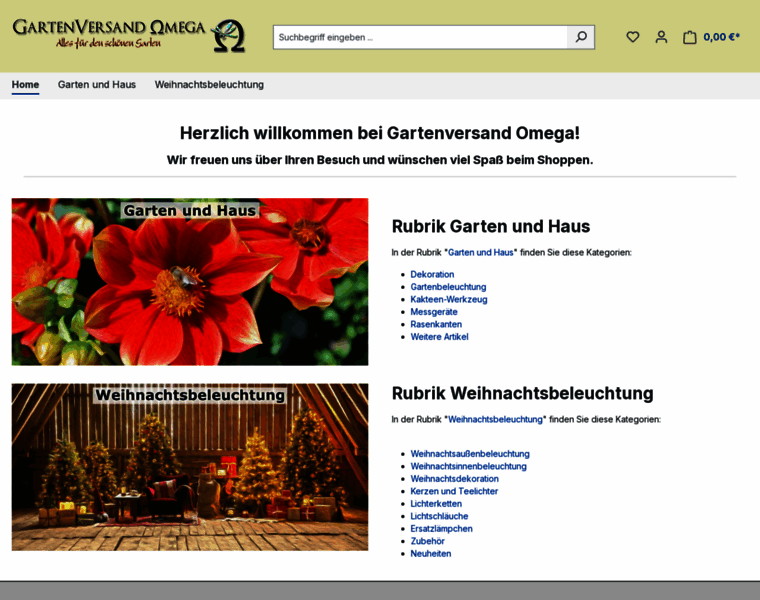 Gartenversand-omega.de thumbnail Gartenversand-omega.de thumbnail