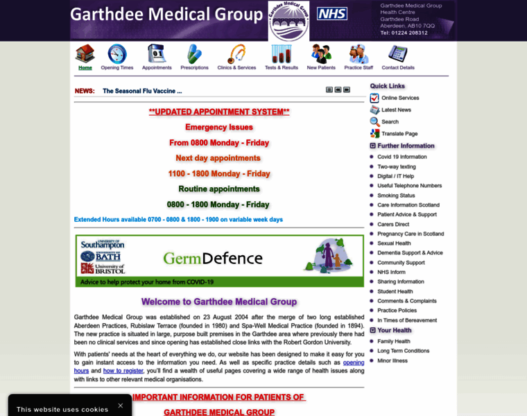 Garthdeemedicalgroup.co.uk thumbnail