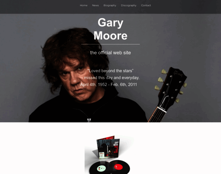 Gary-moore.com thumbnail