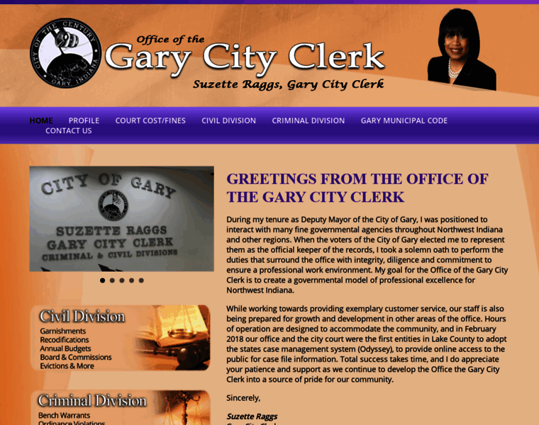 Garycityclerk.com thumbnail