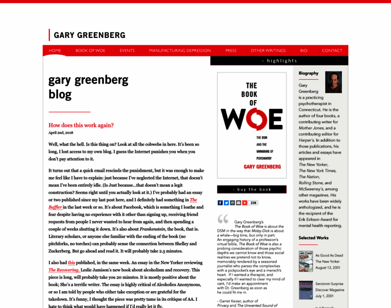 Garygreenbergonline.com thumbnail