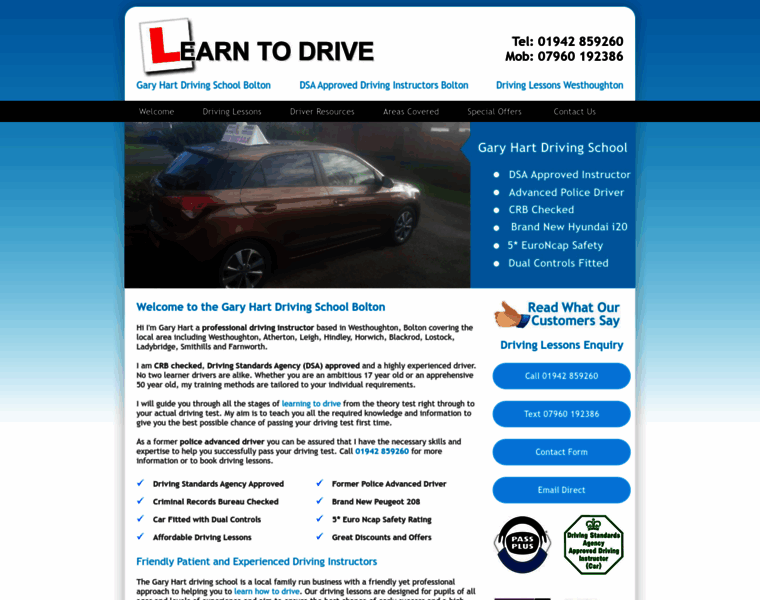 Garyhartdrivingschool.co.uk thumbnail Garyhartdrivingschool.co.uk thumbnail