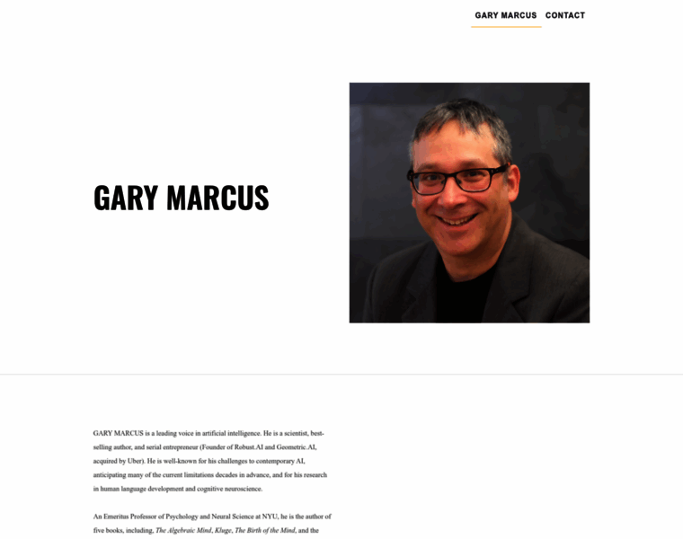Garymarcus.com thumbnail