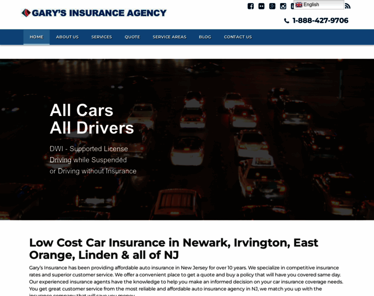 Garysautoinsurance.com thumbnail