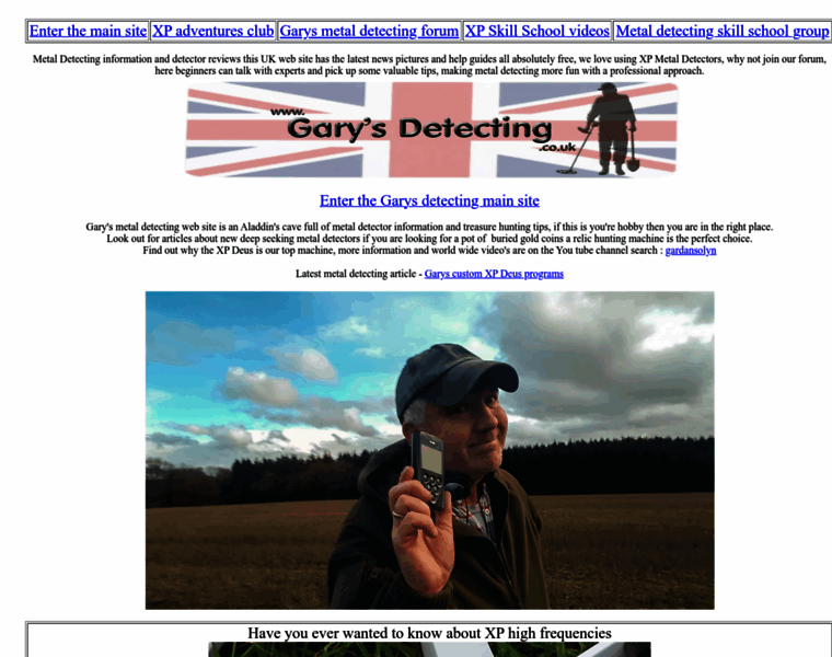 Garysdetecting.co.uk thumbnail