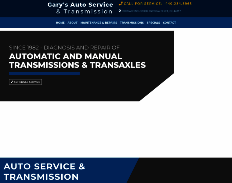 Garystransmission.net thumbnail