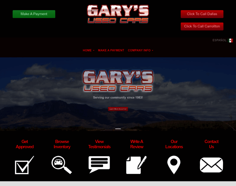 Garysusedcars.com thumbnail