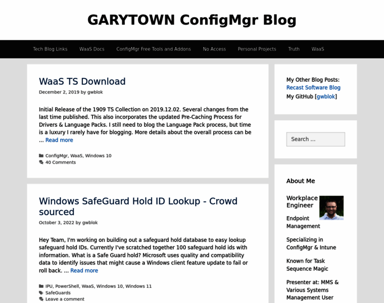 Garytown.com thumbnail