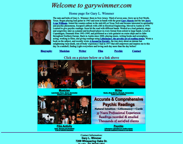Garywimmer.com thumbnail