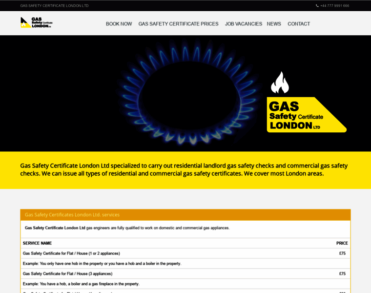 Gas-safety-certificate-london.co.uk thumbnail