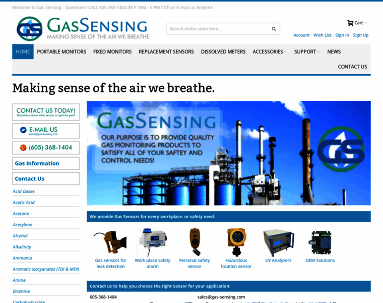 Gas-sensing.com thumbnail