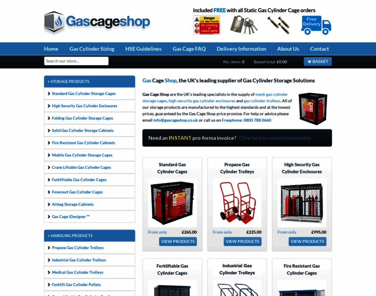 Gascageshop.co.uk thumbnail
