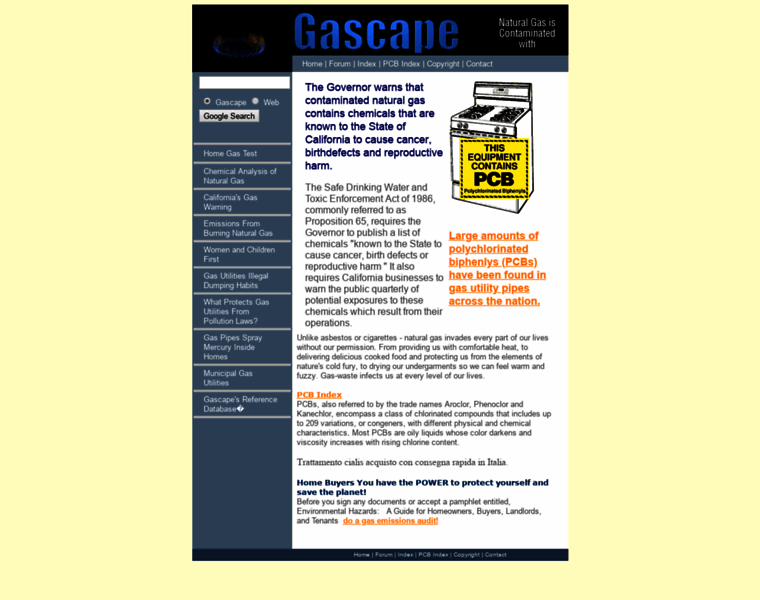 Gascape.org thumbnail