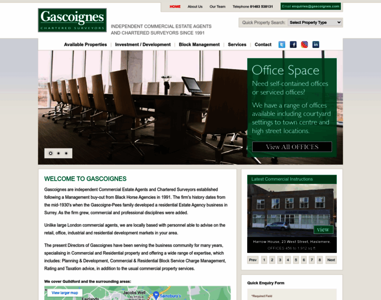 Gascoignes.com thumbnail