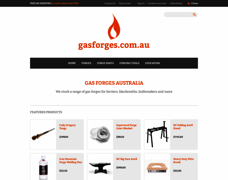 Gasforges.com.au thumbnail