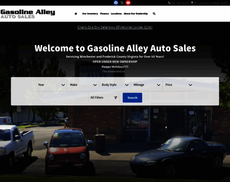 Gasolinealleycars.com thumbnail