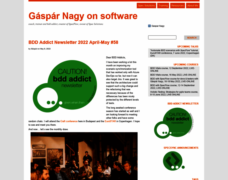Gasparnagy.com thumbnail